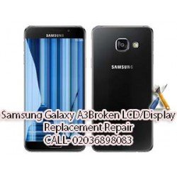 Samsung Galaxy A3 2015 Broken LCD/Display Replacement Repair